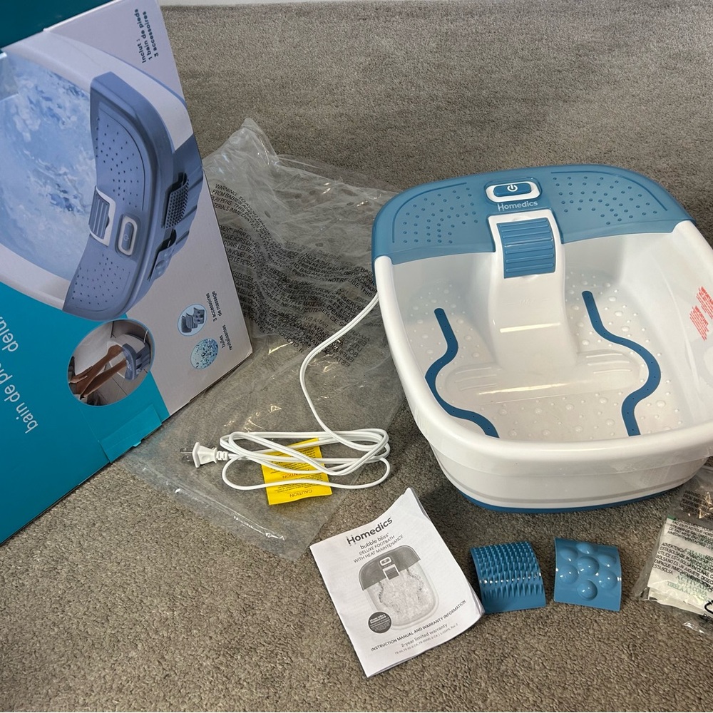 Homedics Bubble Bliss Deluxe Foot Spa